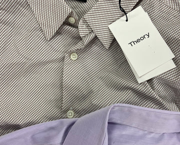 Men's Clothing Dress Shirts & Others, Wholesale Lot, THEORY, LEVI'S, CALVIN KLEIN, BLOOMINGDALES, NN07 and more, 9 items, Shelf Pulls, MSRP $763