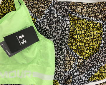 Women's Clothing Wholesale Lot, UNDER ARMOUR, ADIDAS, CALVIN KLEIN, CHAMPION, DKNY and more, 17 items, Shelf Pulls, MSRP $628