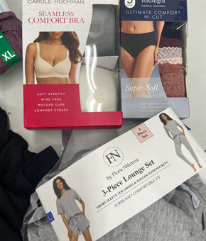 Women's Clothing, Intimates, Wholesale Lot, LUCKY BRAND, FREE PEOPLE, FELINA, FLORA NIKROOZ, 32 DEGREES, and more, 14 items, Shelf Pulls, MSRP $490