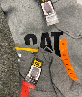 Men's Clothing Long Sleeves & Others Wholesale Lot, ADIDAS, BOSTON TRADERS, CATERPILLAR, CLUB ROOM, RUGGED and more, 18 items, Shelf Pulls, MSRP $893