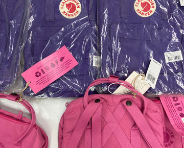 Women's Backpacks Wholesale Lot, FJALLRAVEN, 8 items, New, MSRP $680