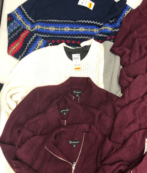 Men's Clothing Top Wholesale Lot, Club Room, INC, 11 Units, Shelf Pulls, MSRP $760