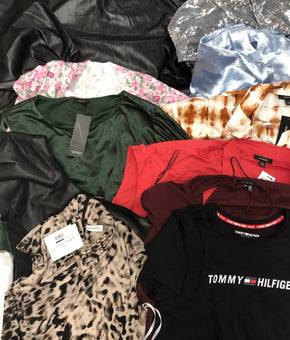 Women's Clothing Top Wholesale Lot, Tommy Hilfiger, 1 State, Alfani and more, 11 Units, Shelf Pulls, MSRP $803