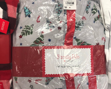 Men's Clothing Pajama Wholesale Lot, Family PJS, Club Room, 10 Units, Shelf Pulls, MSRP $409.91