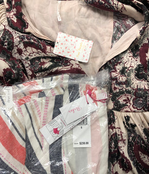 Women's Clothing DRESSES/ROMPERS Wholesale Lot, EILEEN FISHER, FREE PEOPLE, BCBG, PARKER LIFESTYLE, ALFANI and more, 16 items, Shelf Pulls, MSRP $1,871