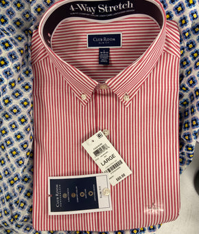Men's Clothing Dress Shirts Wholesale Lot, CLUB ROOM, BAR III, ALFANI, 14 items, Shelf Pulls, MSRP $840