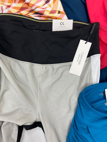 Women's Clothing Activewear Wholesale Lot, UNDER ARMOUR, CALVIN KLEIN, IDEOLOGY, 11 items, Shelf Pulls, MSRP $505