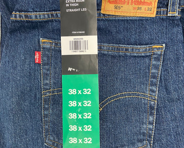 Men's Clothing Jeans Only Wholesale Lot, LEVI'S, CHAPS, URBAN STAR, 8 items, Shelf Pulls, MSRP $458