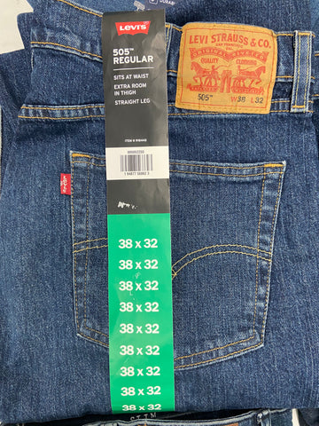 Men's Clothing Jeans Only Wholesale Lot, LEVI'S, CHAPS, URBAN STAR, 8 items, Shelf Pulls, MSRP $458