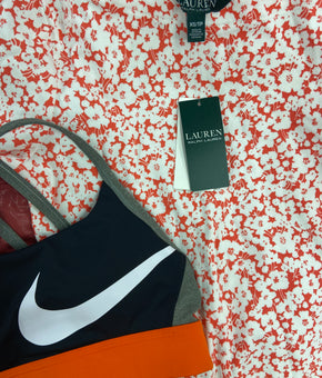 Women's Clothing Wholesale Lot, POLO RALPH LAUREN, NIKE, FREE PEOPLE, INC and more, 18 items, Shelf Pulls, MSRP $770