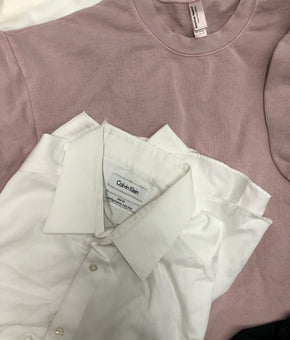 Men's Clothing Assorted Wholesale Lot, CALVIN KLEIN, DYLAN GRAY, AMERICAN APPAREL and more 9 Items, Customer Returns, MSRP $1,024