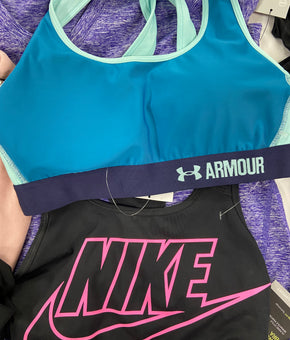 Women's Clothing Activewear Wholesale Lot, DKNY, NIKE, CALVIN KLEIN, ADIDAS, UNDER ARMOUR, IDEOLOGY and more, 18 items, Shelf Pulls, MSRP $631