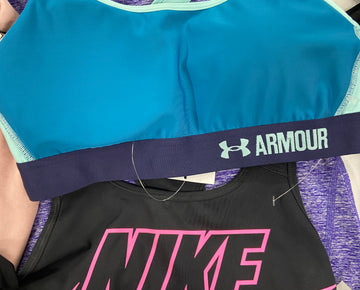 Women's Clothing Activewear Wholesale Lot, DKNY, NIKE, CALVIN KLEIN, ADIDAS, UNDER ARMOUR, IDEOLOGY and more, 18 items, Shelf Pulls, MSRP $631