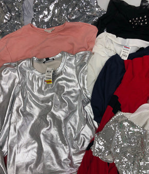 Women's Clothing Top Wholesale Lot, MAISON JULES, ALFANI, and more, 9 Units, Shelf Pulls, MSRP $640