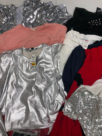 Women's Clothing Top Wholesale Lot, MAISON JULES, ALFANI, and more, 9 Units, Shelf Pulls, MSRP $640