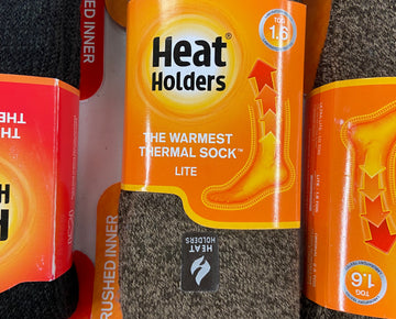 Men's Socks HEAT HOLDERS (Unisex) Wholesale Lot,  28 items, Shelf Pulls, MSRP $760