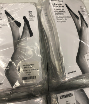 Women's Socks Only Wholesale Lot, American Apparel, 72 Units, New, MSRP $1,296