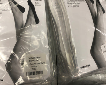 Women's Socks Only Wholesale Lot, American Apparel, 72 Units, New, MSRP $1,296