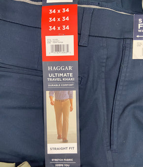 Men's Clothing Pants & Jeans Wholesale Lot, EDDIE BAUER, HAGGAR, WEATHERPROOF, ENGLISH LAUNDRY and more, 13 items, Shelf Pulls, MSRP $798