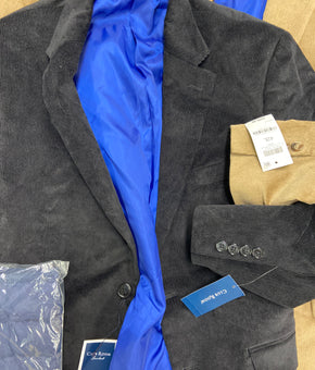 Men's Clothing Blazers & Others Wholesale Lot, CLUB ROOM, BAR III, 32 DEGREES, 8 items, Shelf Pulls, MSRP $2,330
