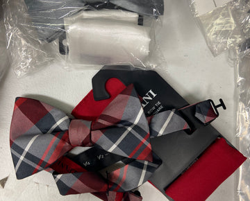 Men's Bow Ties & Pocket Squares Sets Wholesale Lot, COUNTESS MARA, ALFANI and more, 73 items, CUSTOMER RETURNS