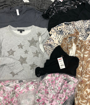 Women's Clothing Top Wholesale Lot, American Apparel, INC and more, 12 Units, Shelf Pulls, MSRP $755