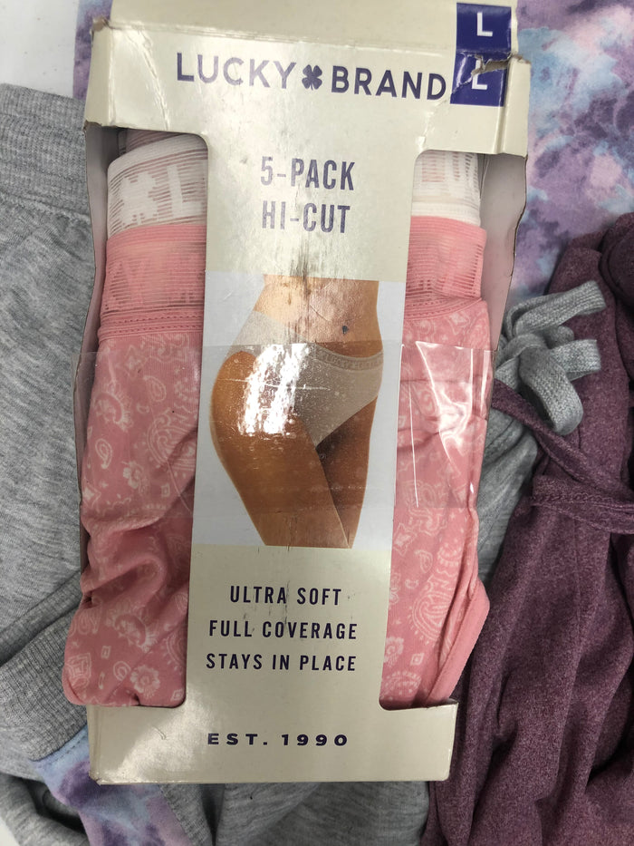Lucky Brand Ladies' Hi Cut, 5-pack Ultra Soft Full Coverage