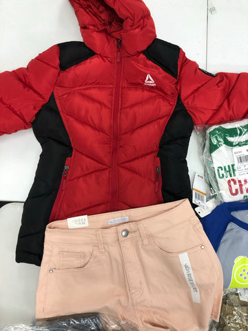 Kid, Youth, Junior's Clothing Assorted Wholesale Lot, REEBOK, DISNEY, THE CHILDREN'S PLACE, AMERICAN APPAREL and more, 14 Units, Shelf Pulls, MSRP $412
