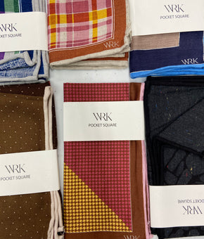 Men's Pocket Squares (Handkerchiefs) Wholesale Lot, WRK, 31 items, Shelf Pulls, MSRP $558
