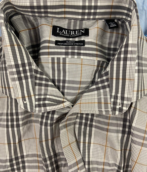 Men's Clothing Dress Shirts Wholesale Lot, LAUREN RALPH LAUREN, DOCKERS, KENZO, JAMES TATTERSAL, VAN HEUSEN and more, 16 items, Shelf Pulls, MSRP $1,003