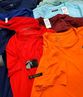 Men's Clothing Tops Wholesale Lot, NIKE, ALFANI, AMERICAN APPAREL, CLUB ROOM, IDEOLOGY and more, 33 Items, Shelf Pulls, MSRP $721