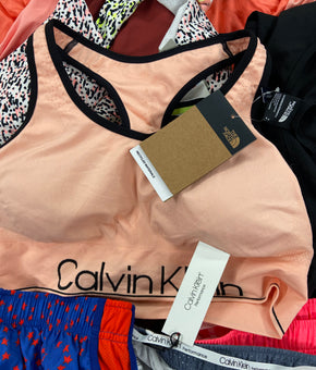 Women's Clothing Activewear Wholesale Lot, NIKE, THE NORTH FACE, CK PERFORMANCE, DKNY, IDEOLOGY and more, 36 items, Shelf Pulls, MSRP $991