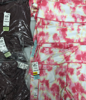 Women's Clothing Assorted Activewear Wholesale Lot, AMERICAN APPAREL, IDEOLOGY, 20 items, Shelf Pulls, MSRP $827