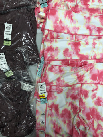 Women's Clothing Assorted Activewear Wholesale Lot, AMERICAN APPAREL, IDEOLOGY, 20 items, Shelf Pulls, MSRP $827